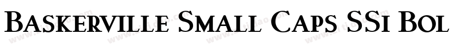 Baskerville Small Caps SSi Bold Small Caps字体转换